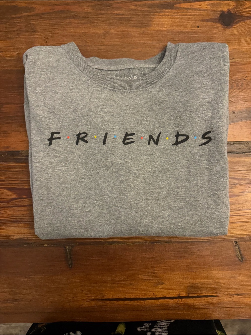 Friends Logo Gray women’s grey crewneck sweatshirt